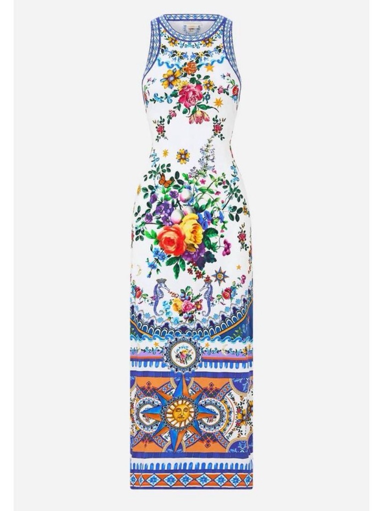 Nwt Camilla Jersey Tank Dress In “Tiles Darls” Sz 3x